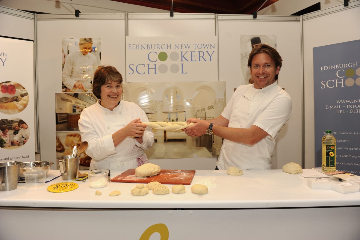 Professional cook school at an event in Edinburgh
