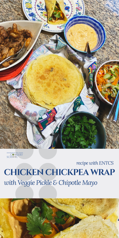 ENTCS Chicken Chickpea Wrap Recipe with Alternatives