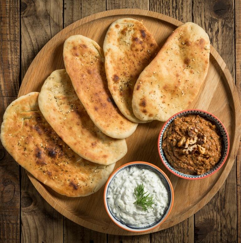 Flatbreads and dips