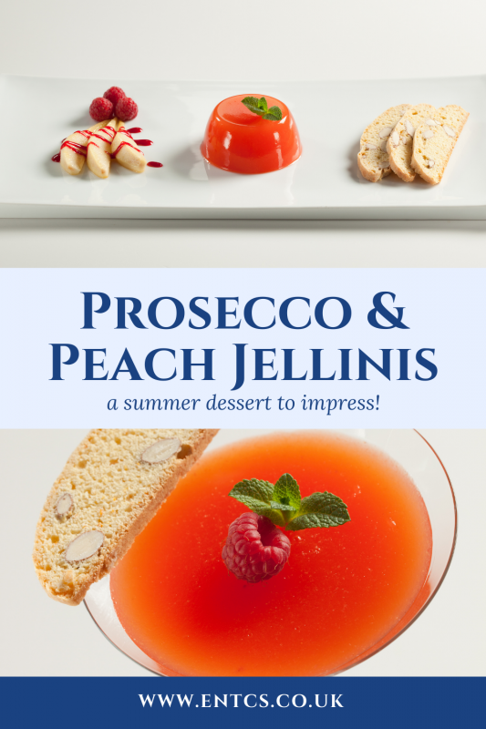 Pinnable Prosecco & Peach Jellinis Recipe from ENTCS
