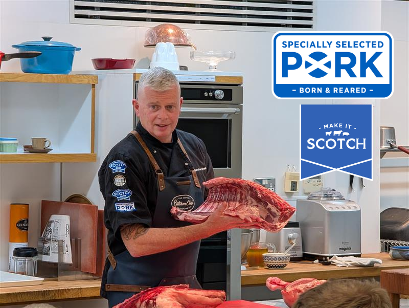 Gordon Newlands - Quality Meat Scotland - Meaty Monday Meaty Monday: Pork Butchery Demonstration with Gordon Newlands